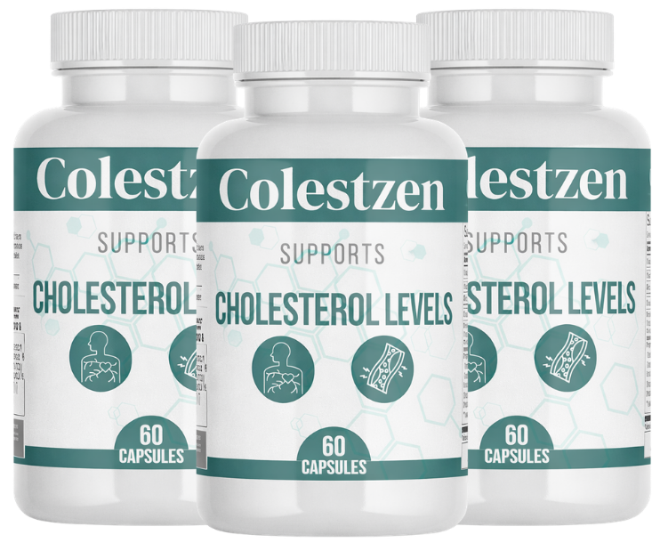 Three bottles of ColestZen