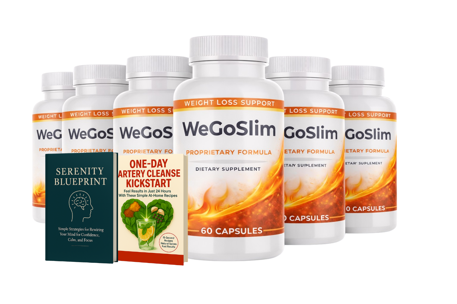 WeGoSlim 6 bottles + digital bonuses