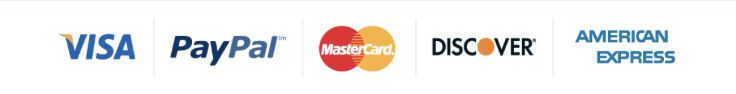 Accepted payment cards