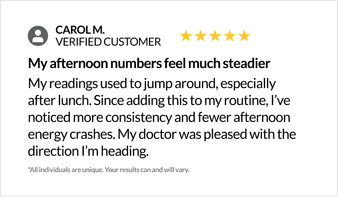 Verified RetraSlim customer testimonial — Carol M.