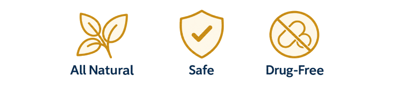 All Natural, Safe and Drug-Free