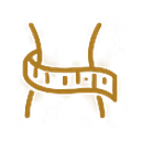Weight loss benefit icon