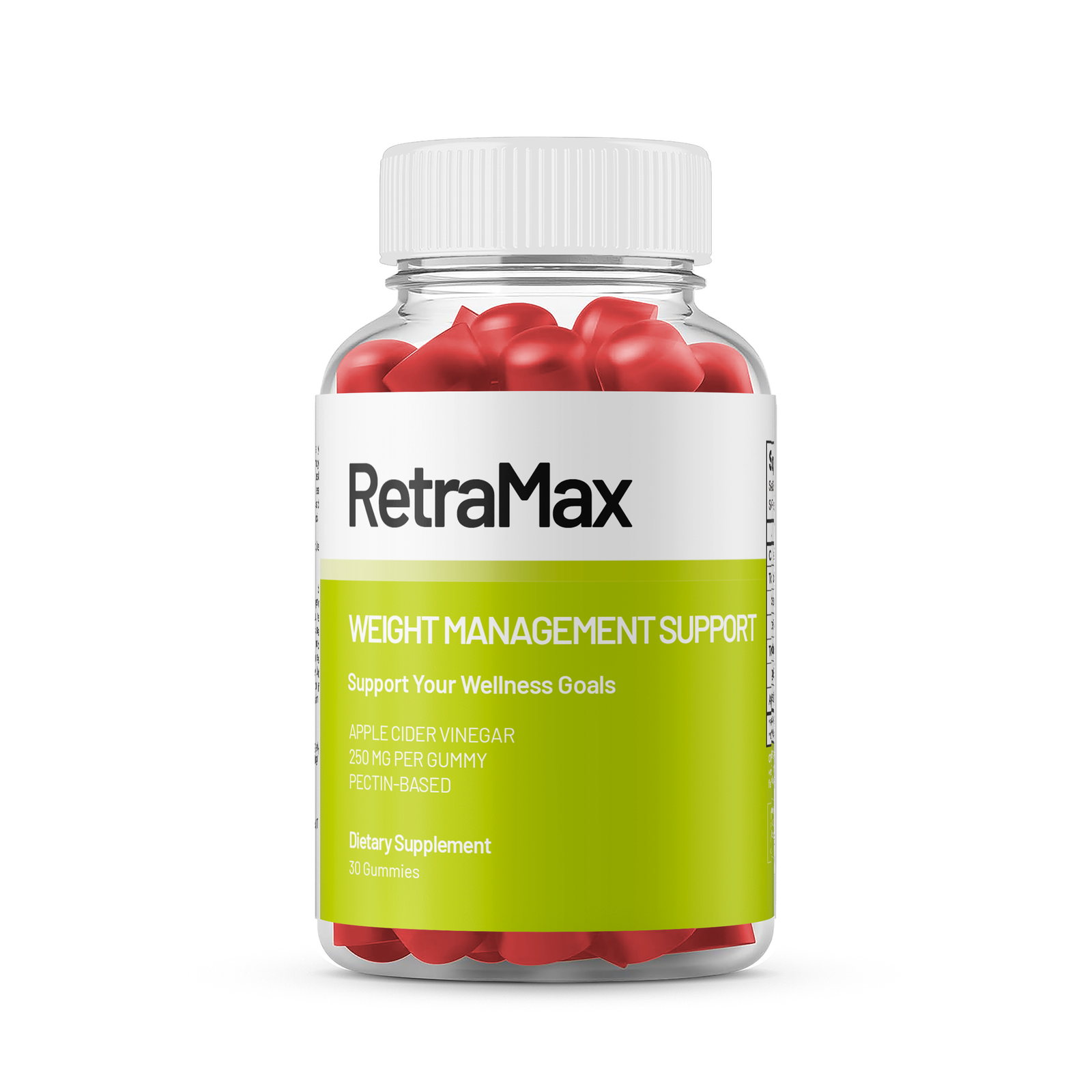 RetraMax apple cider vinegar gummy bottle