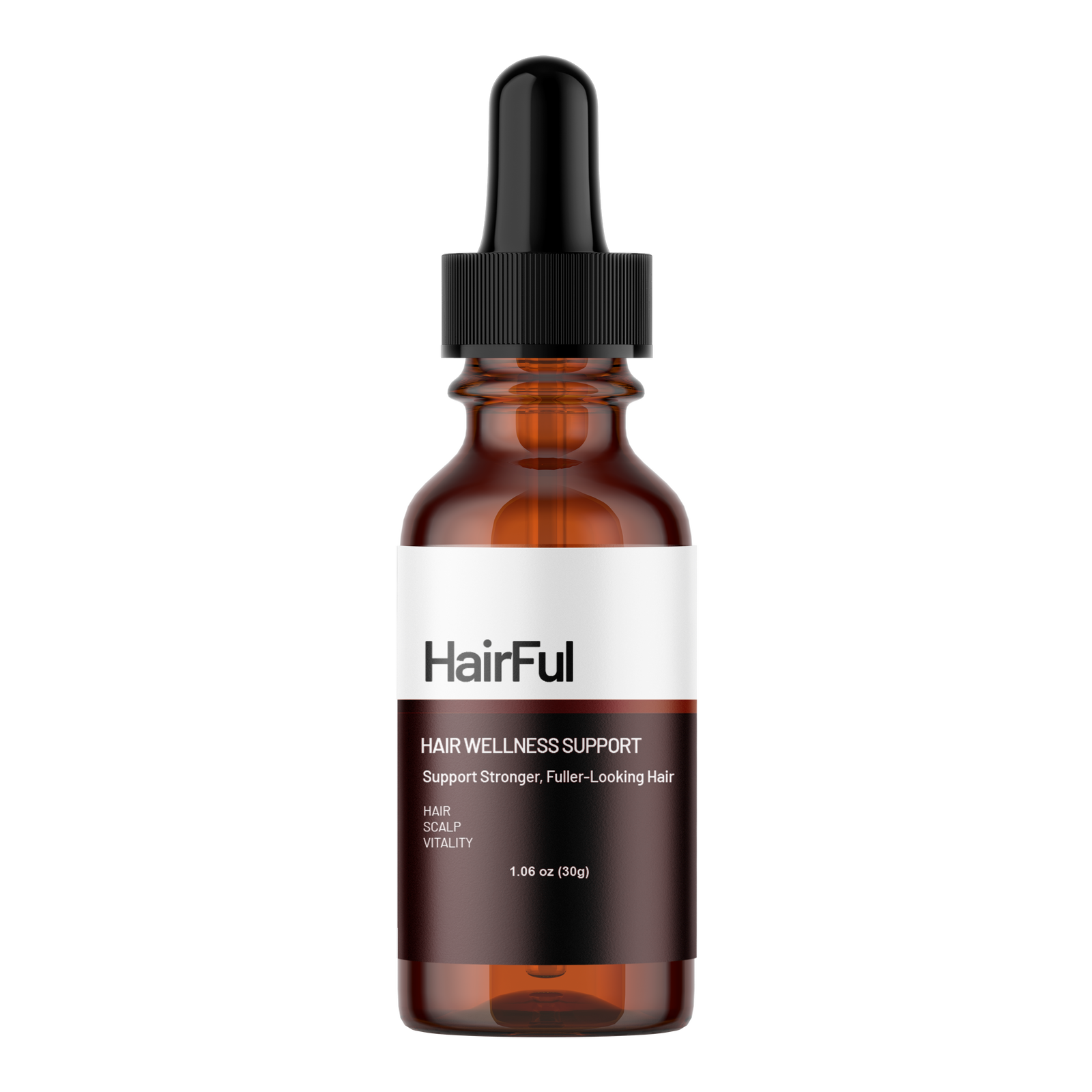 Hairful hair and scalp wellness serum bottle