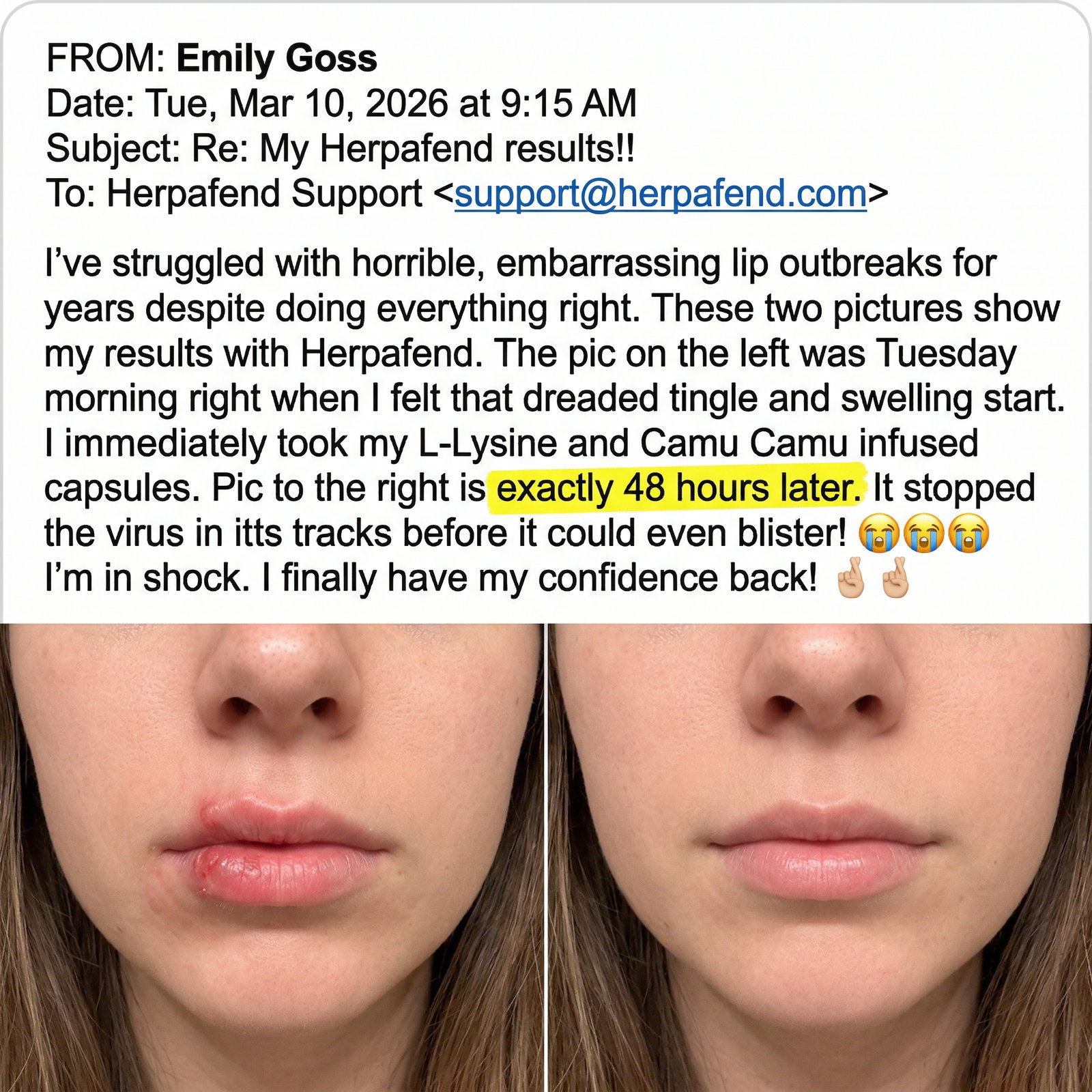 Verified customer review