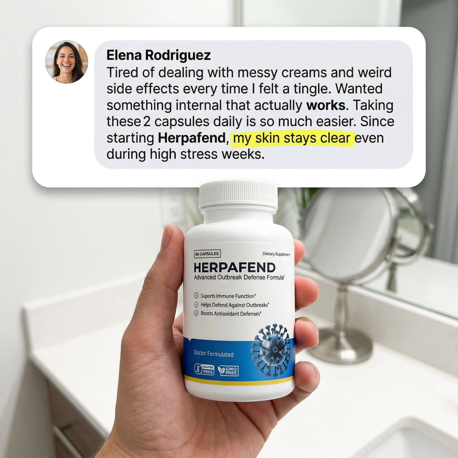 Verified customer review